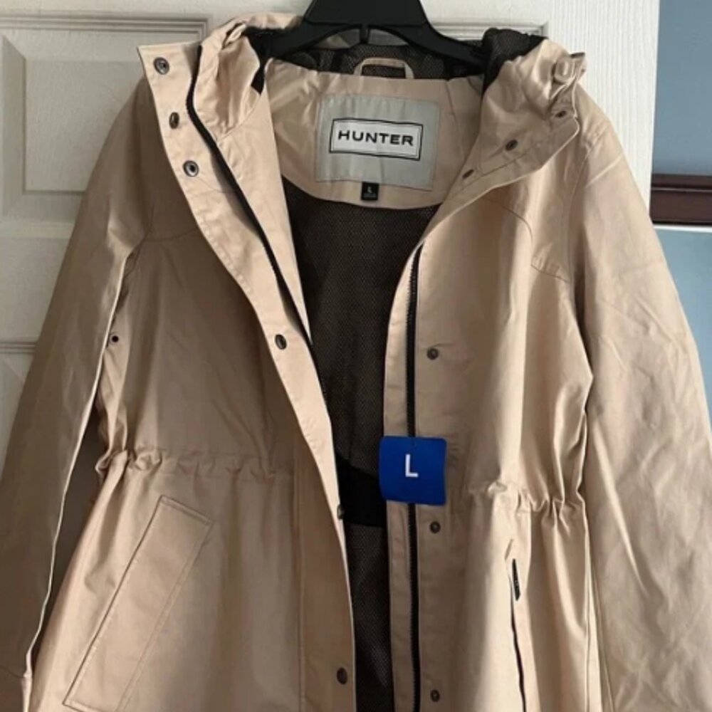 Womens Cream Quilted Hooded Jacket